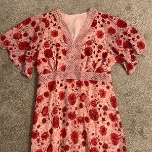 Chicwish Floral Midi Dress